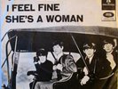 THE BEATLES I FEEL FINE DENMARK ONLY PICTURE SLEEVE on Parlophone beat