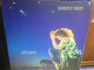 SIMPLY RED stars 1991 UK/GER EastWest VINYL LP w/LYRIC INNER SLEEVE.