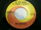 1964  The Beatles  45 Record  Do You Want To Know A Secret  Capitol  Canada   NM
