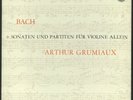 GRUMIAUX - BACH 6 Sonates Violin - STEREO 1st Philips MINT 3LP box + Booklet