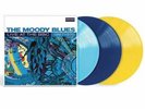 The Moody Blues Live At the BBC 1967-1970 VINYL Blue/Blue/Yellow Low #332 New
