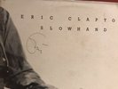 SIGNED COPY: ERIC CLAPTON: SLOWHAND LP, WITH ERIC CLAPTON X1 PROGRAMME/TICKET