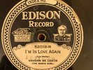 EDISON DIAMOND DISC Vaughn De Leath The Whisper Song/I'm in Love Again