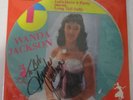WANDA JACKSON PICTURE DISC Maybellene Autographed 45 7 in