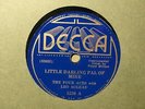 FOUR ACES with LEO SOILEAU - Little Darling Pal of Mine - DECCA CAJUN 78 #5236