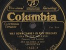 Jan Garber & His Orch 'Way Down Yonder In New Orleans' Columbia 1823-D 78 rpm