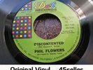 ? PHIL FLOWERS promo 'Discontented' NM + COVER ORIGINAL Northern Soul 45