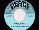 Garage Psych Fuzz 45 - Spontaneous Generation - Purple, Purple - Peace VG++ rare