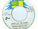 DONT LET ME DOWN - MARCIA GRIFFITHS / HARRY J ALL STARS REGGAE  7