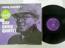 GIGI GRYCE QUINTET SAYING SOMETHIN'  NEW JAZZ WWLJ-7040 Japan VINYL LP
