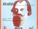 BRAHMS Symphony nº1 Van Beinum/Concertgebouw Orch DECCA LXT 2675 1951  EX+/EX