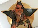 picture disc Madonna Dress you Up star shaped christmas hanging