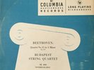 COLUMBIA MONO ML 4006 *BLUE* BEETHOVEN QUARTET #15 OP 132 *BUDAPEST QT* VG+/VG+