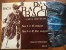 JANOS STARKER Violoncello Bach Solo 1&4 UK 1ED Saga STEREO LP M-