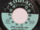 RUBY ANDREWS Just Loving You ZODIAC 45 northern soul 1968 original HEAR