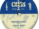 CHUCK BERRY Rock'n Roll 78 RPM Record. Maybellene faded label