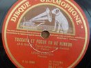LEON KARTUN / BACH toccata & fugue in D minor / DISQUE GRAMOPHONE