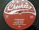 SUGAR BOY CRAWFORD 78 OVERBOARD b/w I DON'T KNOW WHAT I'LL DO on Checker  RJ 756