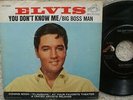 Elvis Presley - Big Boss Man / You Don't Know Me - USA 45 rpm + Picture Sleeve