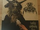 NunSlaughter ?– Hell's Unholy Fire LP *Beer/Black Colored Vinyl* With Poster