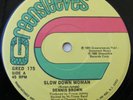 DENNIS BROWN Slow Down Woman / The Lord Is My Shepherd 1985 US Greensleeves 12