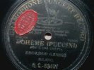 EDOARDO GARBIN -BOHEME Puccini - Mimi è una civetta 1 sided  1902 G & T