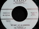 HEAR 45 ROCKABILLY - JOE THERRIEN & ROCKETS Hey Babe Let's Go Downtown 1957 LIDO