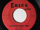 JIMMY BURNS-I REALLY LOVE YOU ON ERICA RARE NORTHERN SOUL 45-VG++, HEAR