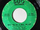 LITTLE JOE MIXON-WHAT YOU SEE IS WHAT YOUGET ON DUO FUNK NORTHERN 45-HEAR