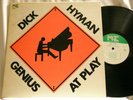 DICK HYMAN Genius at Play piano solos SIGNED autographed Monmouth Evergreen LP