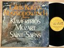 LEONID KOGAN, GILELS, ROSTROPOVICH - MOZART SAINT-SAENS 1stPress EURODISC MINT