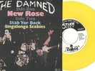 THE DAMNED  'New Rose' YELLOW Vinyl 7