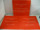 J.S. BACH cello suites 3 LP VDE 3007 rolf looser PRIVATE PRESS audiophile RARE