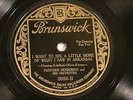 JAZZ FLETCHER HENDERSON COLEMAN HAWKINS I Want To See More Ar BRUNSWICK 3026 EE-