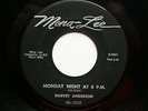 HARVEY ANDERSON Jazz Pop 45rpm Monday Night at 8 PM b/w Jivaro LISTEN