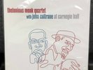 Thelonious Monk Quartet With John Coltrane At Carnegie Hall 200g Mono LP (NEW)