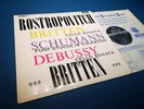 DECCA SXL 2298 WBg ED1 *ROSTROPOVITCH* SCHUMANN /DEBUSSY CELLO SONATAS* BRITTEN*