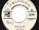 Rockabilly Bopper 45 - CARL STORY - What A Line / You've Been Tom Cattin' Around