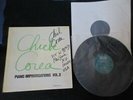 Chick Corea Piano Improvisations vol. 2 Germany Vinyl LP Signed Copy ECM Jazz