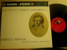 RCA LSC 1992 HEIFETZ BEETHOVEN VIOLIN CONCERTO Munch SD 3S 1S 1959 VG++