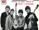 LES BEATLES FRANCE VOL. 3  TICKET TO RIDE, HELP , +2 W/ RE-ORDER TAG, BLUE ODEON