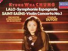 SXDL 7527 - LALO - SYMPHONIE ESPAGNOLE - KYUNG WHA CHUNG VIOLIN  - DUTOIT - NM