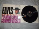 ELVIS PRESLEY-FLAMING STAR & SUMMER KISSES 1965 1ST PRESS RCA RED SPOT LP