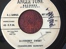 DOO WOP 45 CHANDELIERS QUINTET Angle Tone 521 DJ BLUEBERRY SWEET / ONE MORE STEP