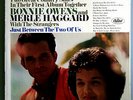 MERLE HAGGARD & STRANGERS w/BONNIE OWENS JUST BETWEEN SEALED ORIG '66 CAPITOL LP