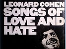 LEONARD COHEN SONGS OF LOVE & HATE RARE ORIG '71 COLUMBIA LP w/SHRINK+STICKER