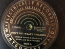 Mont Ward 8029  Uncle Dave Macon HE'S UP WITH THE ANGELS NOW  E-/V+ 78 rpm fine