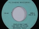 Gospel 45 GOSPEL TRIOS People Don't Sing Like They Use To Sing FLOWERS HEAR