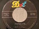 Rockabilly 45 Keith Courvale Trapped Love on Dot HEAR