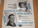 HMV BLP 1046 BACH Double Violin Concerto GIACONDA DE VITO /MENUHIN VINYL 10